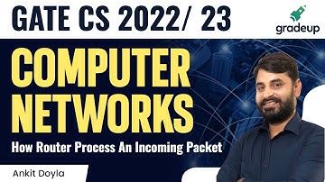 How Router Process An Incoming Packet | L:12 | Computer Network | GATE CS 2022 | Ankit Doyla