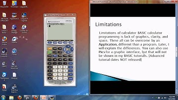 Ti-83/84 Basic Programming Tutorial