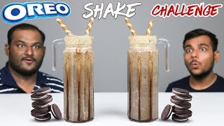 OREO MILKSHAKE CHALLENGE | Oreo Biscuits Thick Shake Competition | Food Challenge