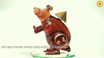 Rượu biếu Sếp - Rượu chuột vàng đông hồ -  rượu tết canh tý 0943 978 567