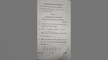 Vbu mathematical physics mj6 question paper previous year #vbuhazaribagh #previousyearquestions