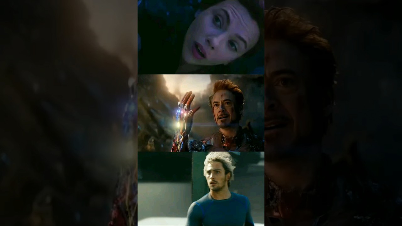 Hardest Sacrifice🥺 in marvel history💔 | iron man sacrifice in endgame | black widow and quick Silver