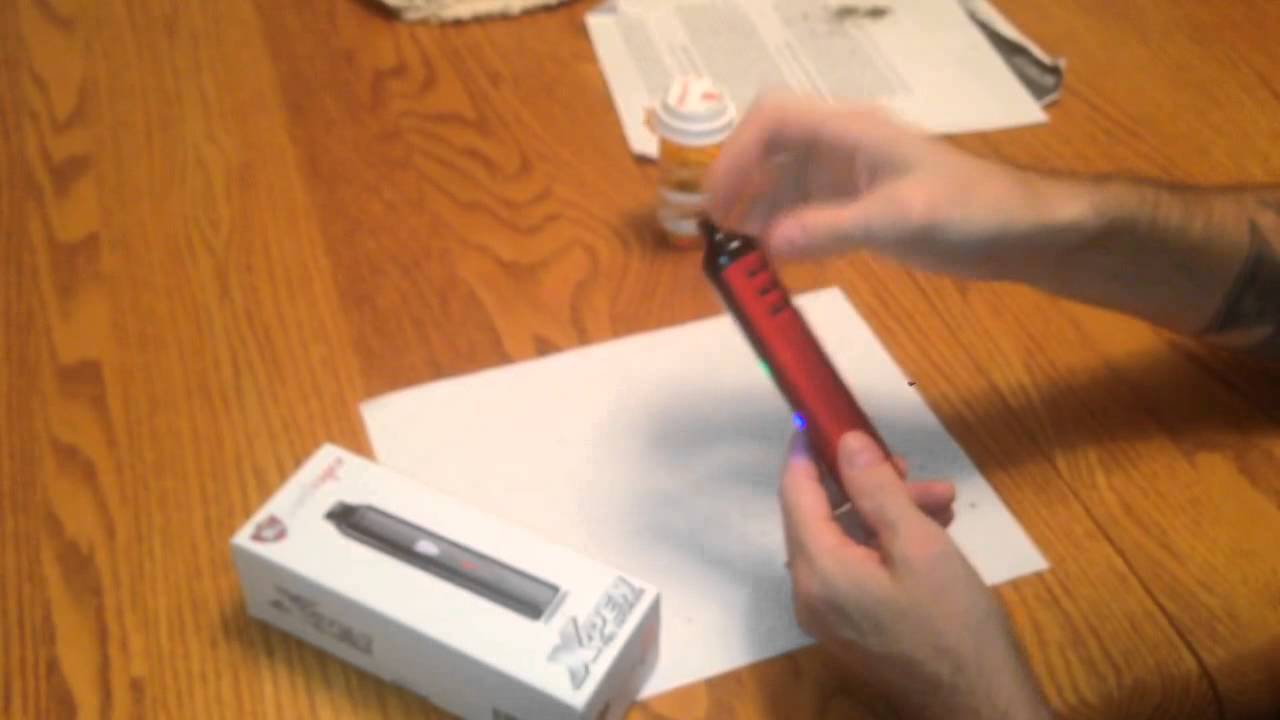 Lord Vaper X-PEN PRO herbal vaporizer - pack and vape demo featuring Green Machine