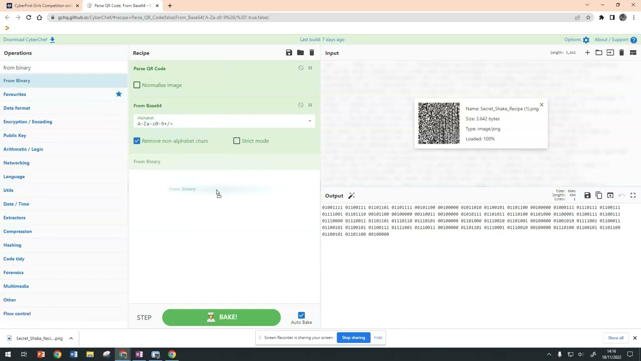 CyberFirst and CyberChef tutorial