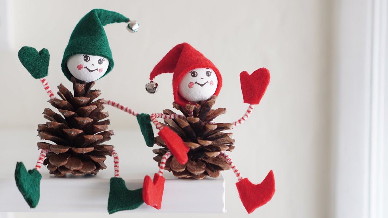 Creative and Festive Pine Cone Christmas Crafts for Kids - Fun-A-Day!