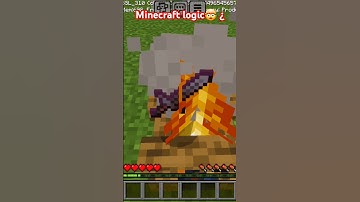 Minecraft logic🤯 #minecraftlogic