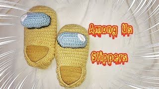 كروشيه سليبر امونج اصHow To Crochet Slippers  #amongus