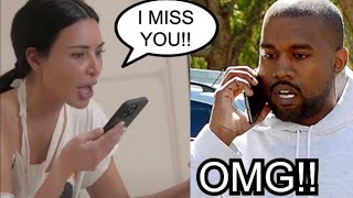 Kim Kardashian is CALLING Kanye West and MISSES HIM After Her BREAKUP with Odell!?!!? | umm WHAAT!!