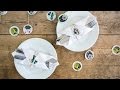 DIY: How to set a table with stickers by Søstrene Grene