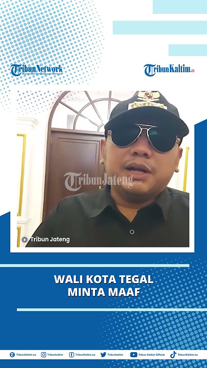 Wali Kota Tegal Minta Maaf soal Video Jogetnya Rangkul Pendangdut Ucie Viral di Medsos