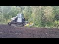 Tracked carrier Suocco S500 + MeriCrusher PTO-mulcher MJH-241 DTX mulching dense vegetation