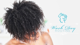 Natural Hair | Wash Day Routine after Protective Styling