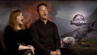 Chris Pratt & Bryce Dallas Howard tell us if Claire & Owen are meant to last...