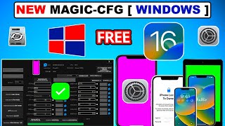MagicCFG Windows Put Purple Mode on iPhone/iPad/iPod Change Serial Without DCSD Cable Checkm8 Window