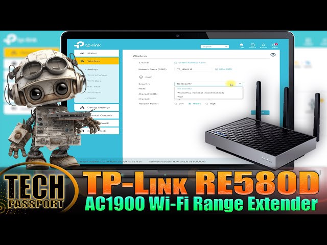 RE580D, AC1900 Wi-Fi Range Extender