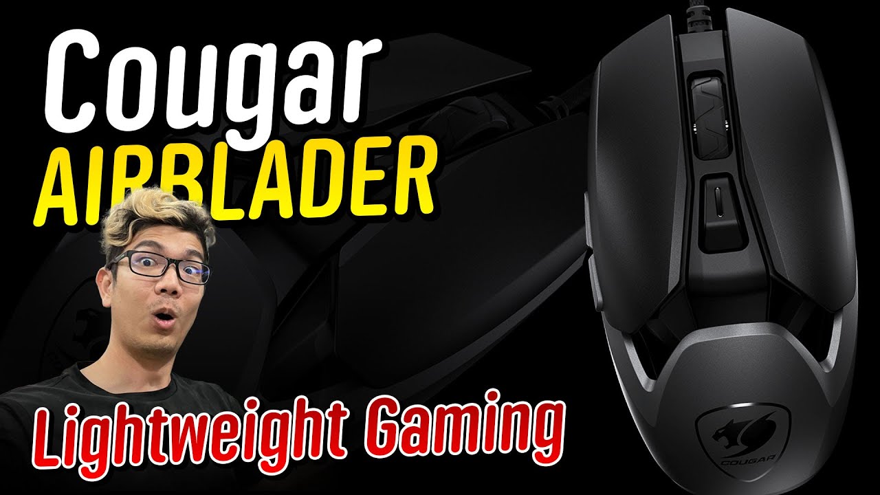 รีวิว Cougar AIRBLADER เมาส์เกมมิ่งขั้นเทพ ราคาสุดคุ้ม น้ำหนักเบาเพียง 62 กรัม