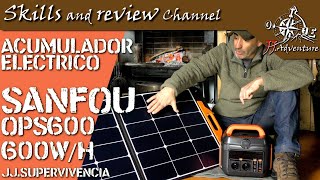 ✅ SANFOU OPS600 Review | Portable Power Station Solution | Acumulador eléctrico