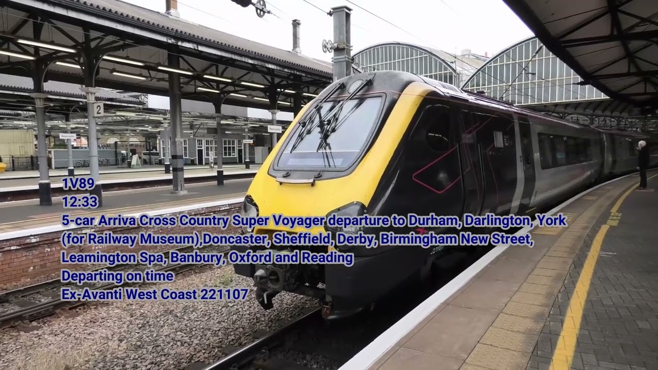 Trains at Newcastle Central Station on Saturday 26th July 2025 in Full 4K Ultra HD!