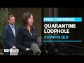 Qld police to investigate how 'security contractor' was granted quarantine exemption | ABC News