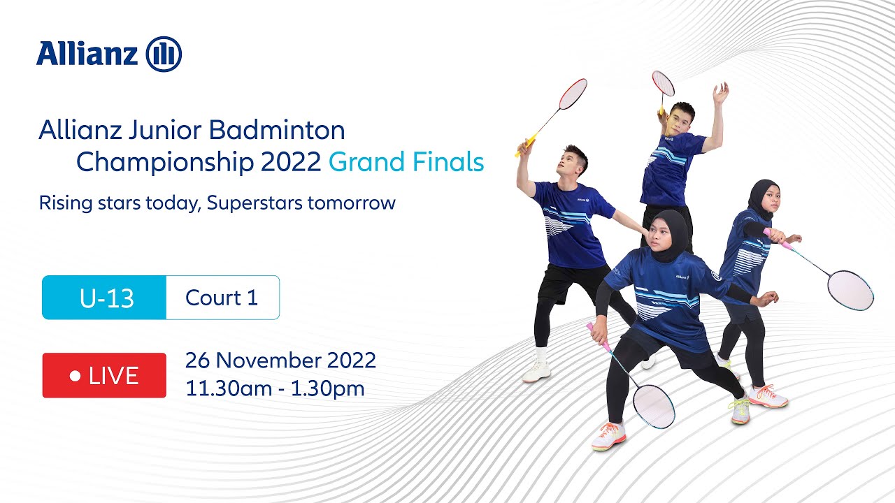 Allianz Malaysia on LinkedIn Perlawanan Peringkat Akhir Allianz Junior Badminton Championship 2022