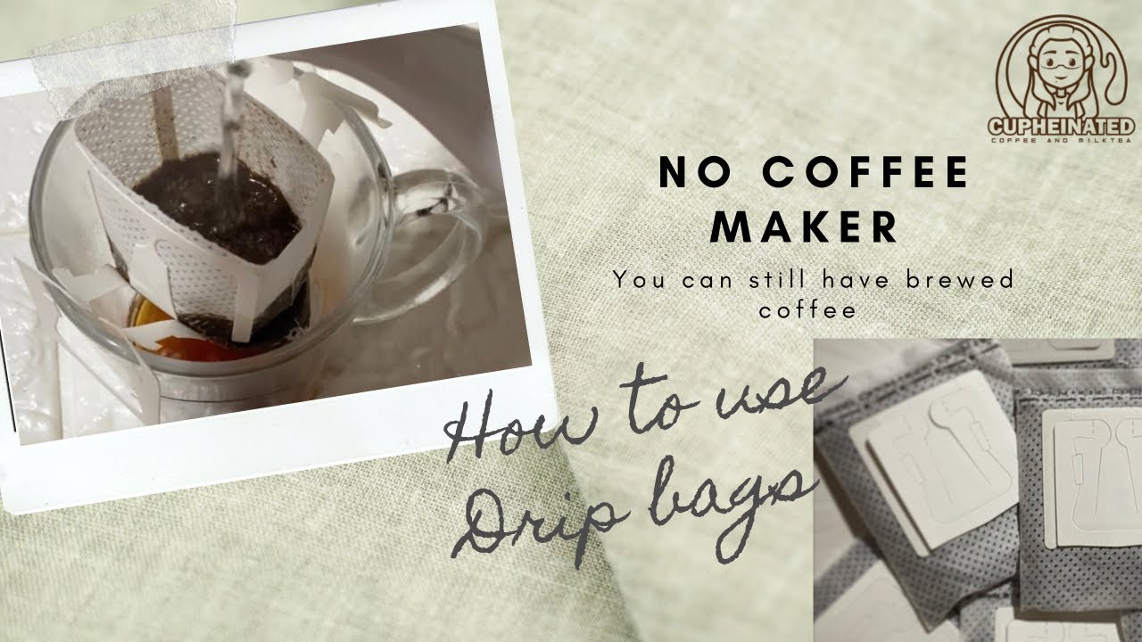 How to Properly Use Drip Bags - YouTube