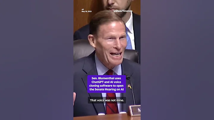 Senate uses ChatGPT and AI to open its hearing 💻 👀 #shorts