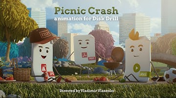 Picnic Crash / Short Animation for Disk Drill