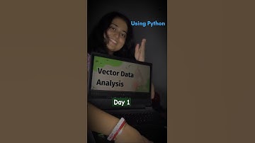 Spatial Data Analysis in GIS: Vector data analysis with Python- Day 1 #gis #geospatial #dataanalysis