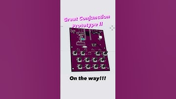 Prototype PCBs for rev 2 of the Great Conjunction FM fragment synth are on the way!