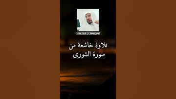 تلاوة خاشعة من سورة الشورى بصوت الشيخ سليمان العلوان #سليمان_العلوان #القرآن_الكريم #القصيم #اكسبلور