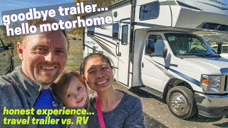 ✔We Sold our Travel Trailer and Bought a Class C Motorhome✔  Our First Trip (honest pros/cons)