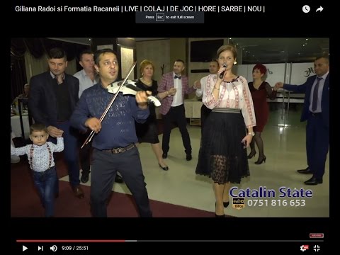 Giliana Radoi * LIVE * COLAJ DE JOC, HORE SI SARBE, NOU