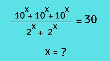 China | A very nice exponential algebra math problem | Math Olympiad question
