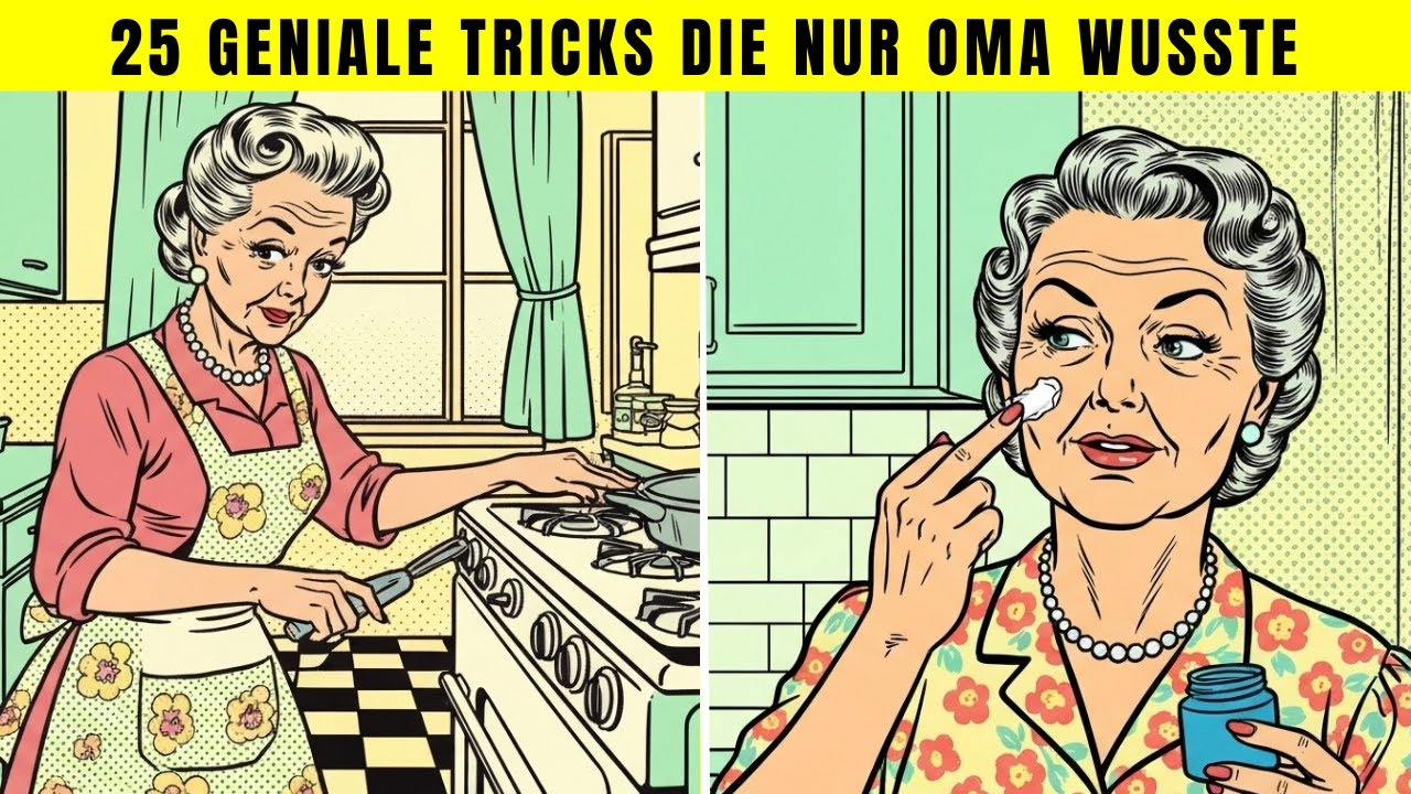 Diese 25 alten Haushaltstricks unserer Großmütter funktionieren IMMER NOCH | Einfach und Genial!!