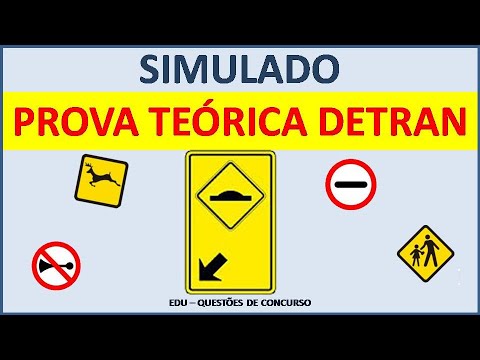 SIMULADO DETRAN - PROVA TEÓRICA 2021(AS PERGUNTAS QUE MAIS CAEM NA ...