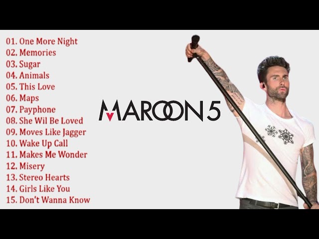 MAROON 5 Greatest Hits Full Album - Best Of Maroon 5 Songs All Time class=