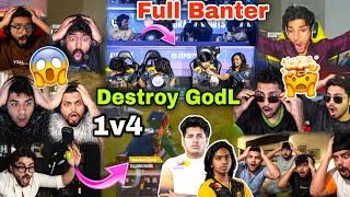 All Reactions🚨 IGC Shocked😱 Jonathan Destroy GodL☠️ Full Banter🥵 1v4 Intl. Clutch🇮🇳🥶 