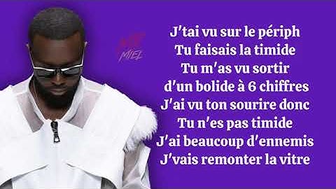 Gims Sois pas timide (paroles lyrics)
