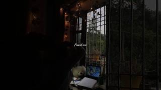 This weather 🌧️+This song🎧+This room🪄+ This endless study journey 💕 #ytshorts #studywithme