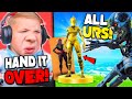 He Wouldn't Stop CRYING For Red Knight.. So I Used GOLDEN Knight To Troll Him Instead.. (Fortnite)