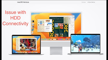 MacOS Ventura problem with HDD Connectivity | @Apple @AppleIndia | Problem with 2 fix till  update