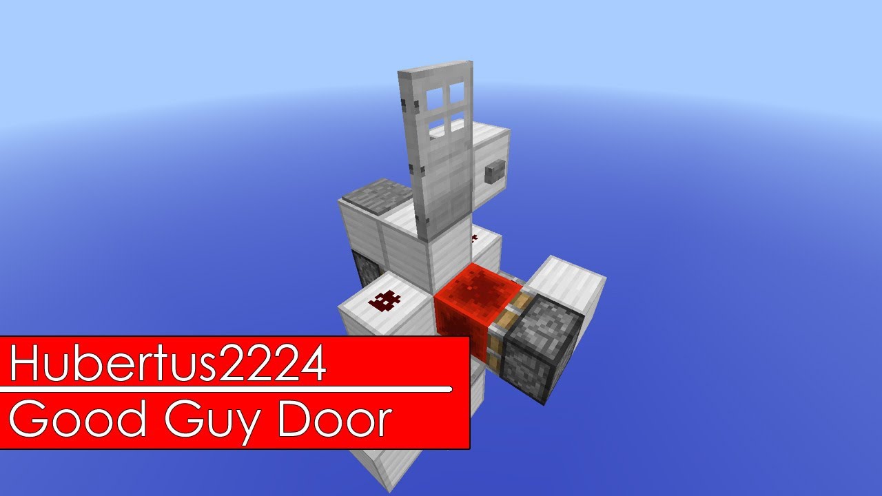 Good Guy Door - Zamykają się, gdy wejdziesz do środka - Minecraft