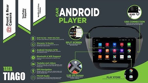 Ateen Tata Tiago/Tigor Android Music System With Dsp After Installation Reviews Video By Customer