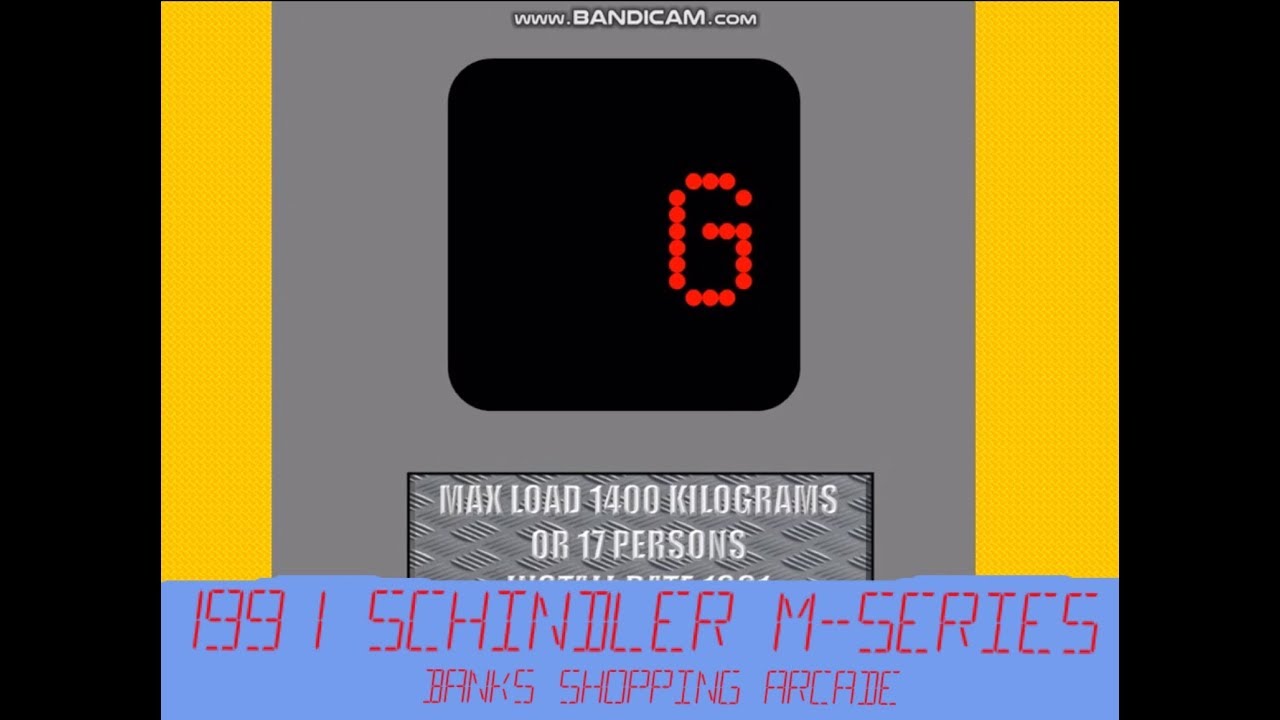 [Animated] 1991 Schindler M-Series @ Banks Shopping Arcade, Mitsubishiville