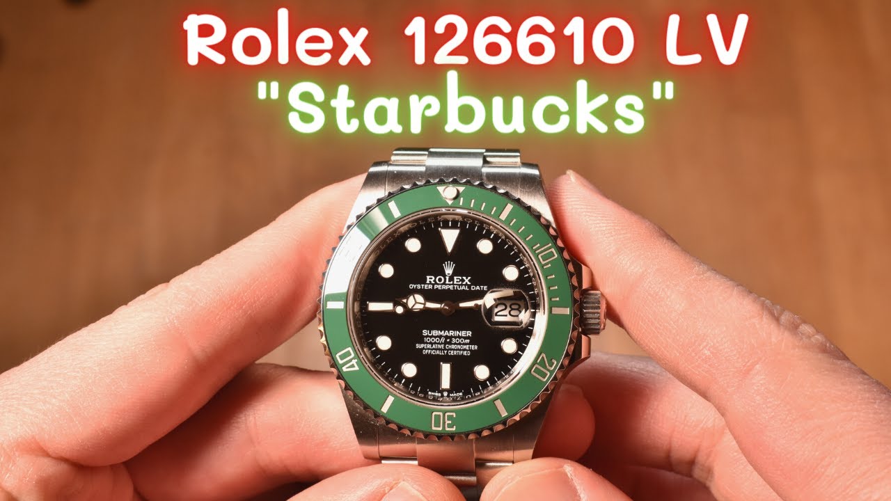 Rolex Submariner Stainless 41mm Green Bezel "StarBucks" 126610LV  (2022)