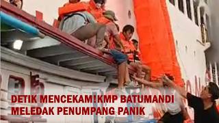 Download lagu TERRIFYING MOMENTS! KMP Batumandi Explodes in the Middle of the Sunda Strait, Passengers Panic