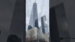 FREEDOM TOWER🏙️ #youtubeshorts #travel #nyc #nycta #shopping #snow #fylpシ