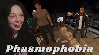 УГАРНАЯ PHASMOPHOBIA! BY_OWL, STANISLAW9, MOKRIVSKYI, ICEICELL