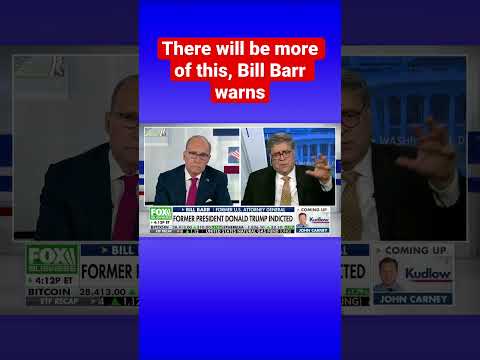 Bill Barr Issues Eerie Reply To Trump Indictment We Ll Rue The Day We Crossed This Rubicon Shorts