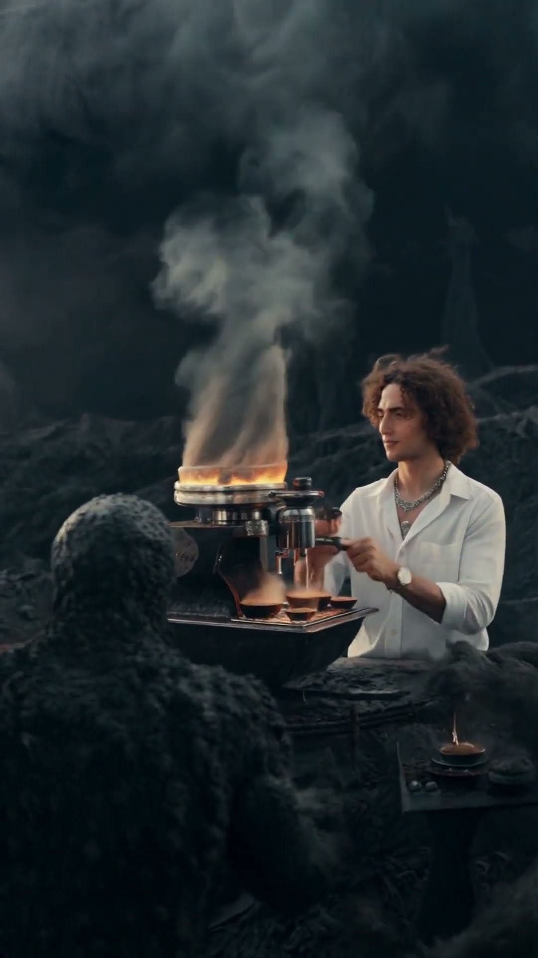 Making LAVA Espressos!